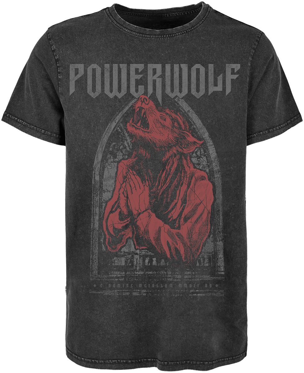 4055585521767 - Lupus Dei Vintage T-Shirt schwarz in M