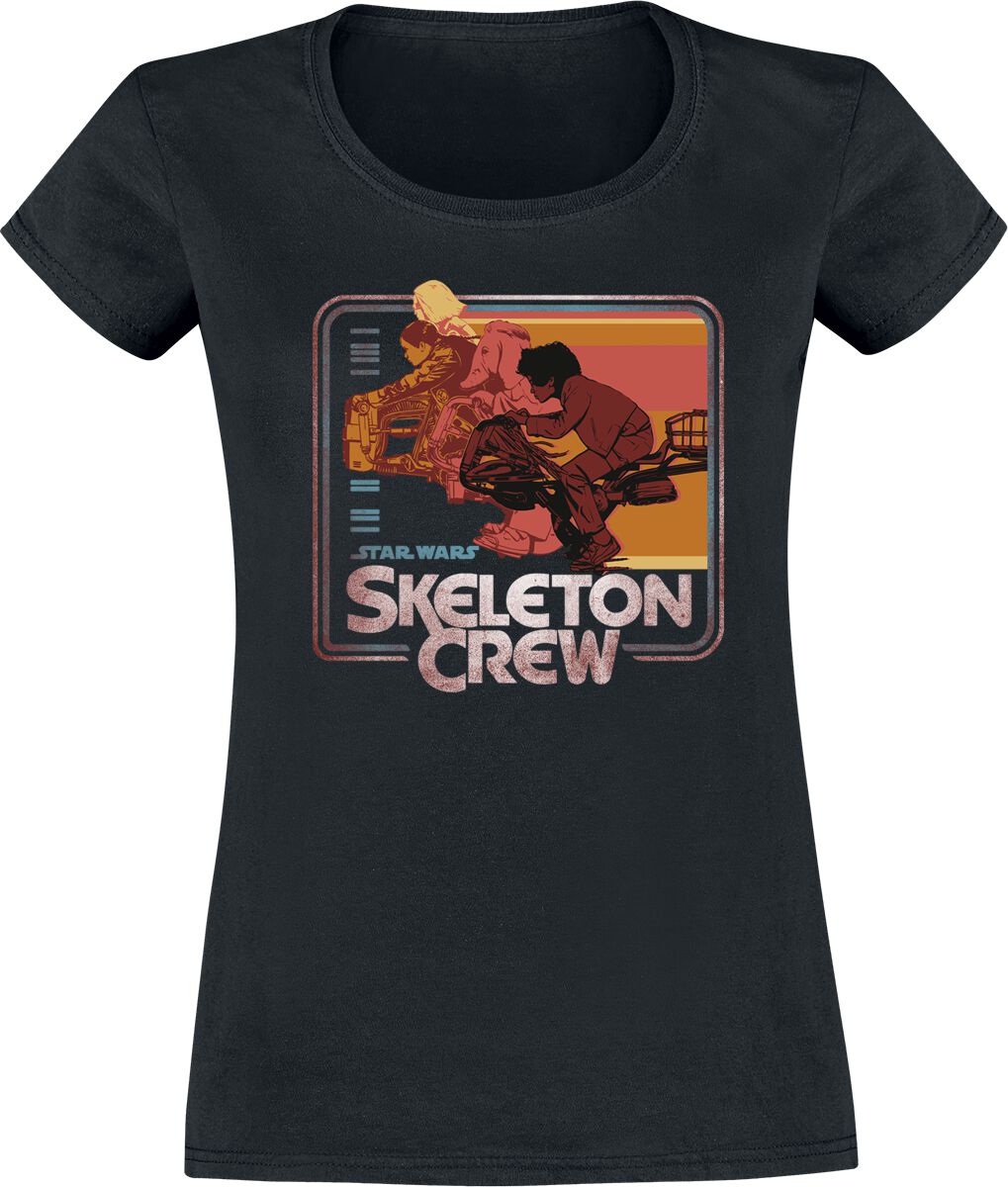 4055585532299 - Skeleton Crew - Retro Riding T-Shirt schwarz in XXL