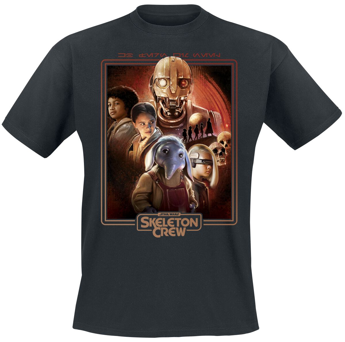 4055585532367 - Skeleton Crew - Tales Of The Galaxy T-Shirt schwarz in L