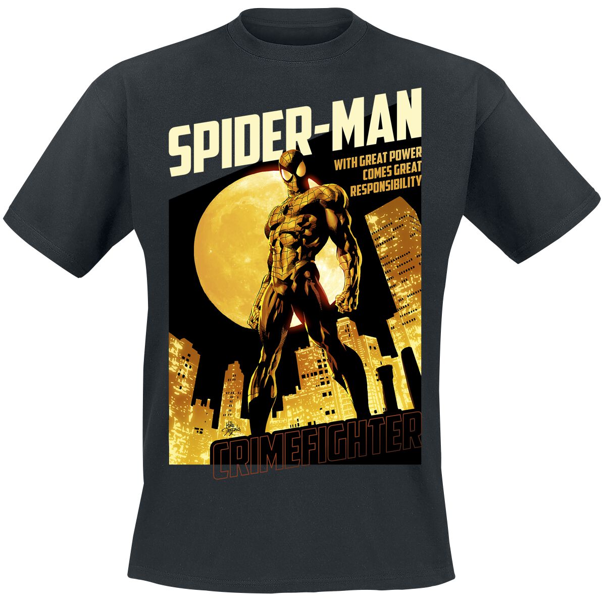 4055585539830 - Crime Fighter T-Shirt schwarz in S