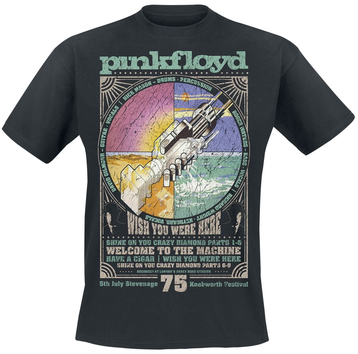 4055585571793 - WYWH Tracklist T-Shirt schwarz in M 4055585571793 - WYWH Tracklist T-Shirt schwarz in M