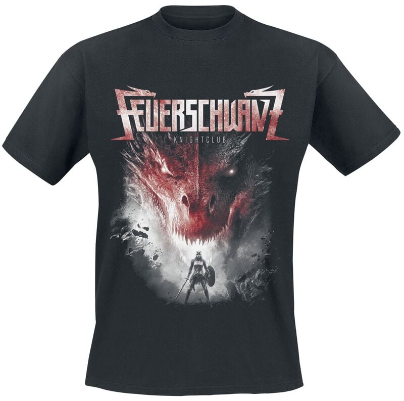 4055585573209 - Knightclub Warrior T-Shirt schwarz in 3XL 4055585573209 - Knightclub Warrior T-Shirt schwarz in 3XL