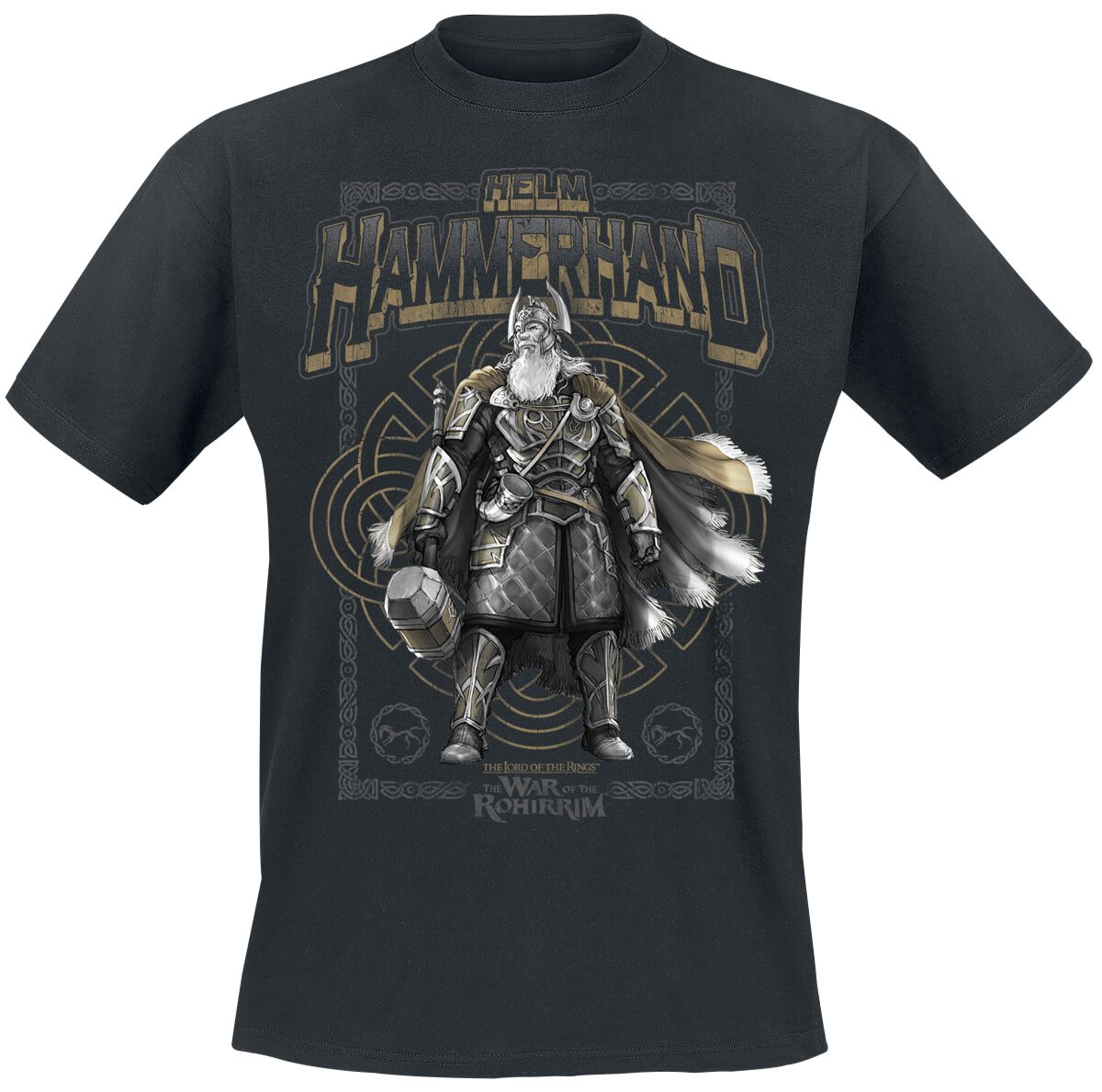 4055585574091 - Die Schlacht der Rohirrim - Helm Hammerhand T-Shirt schwarz in L 4055585574091 - Die Schlacht der Rohirrim - Helm Hammerhand T-Shirt schwarz in L