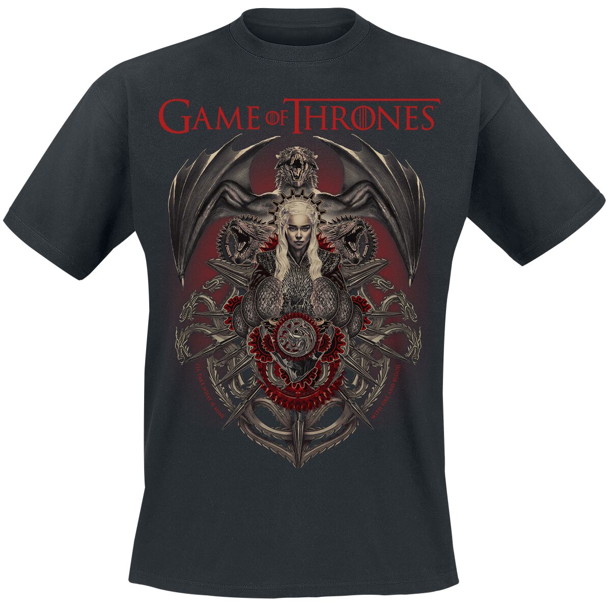 4055585574268 - Mother Of Dragons T-Shirt schwarz in S 4055585574268 - Mother Of Dragons T-Shirt schwarz in S