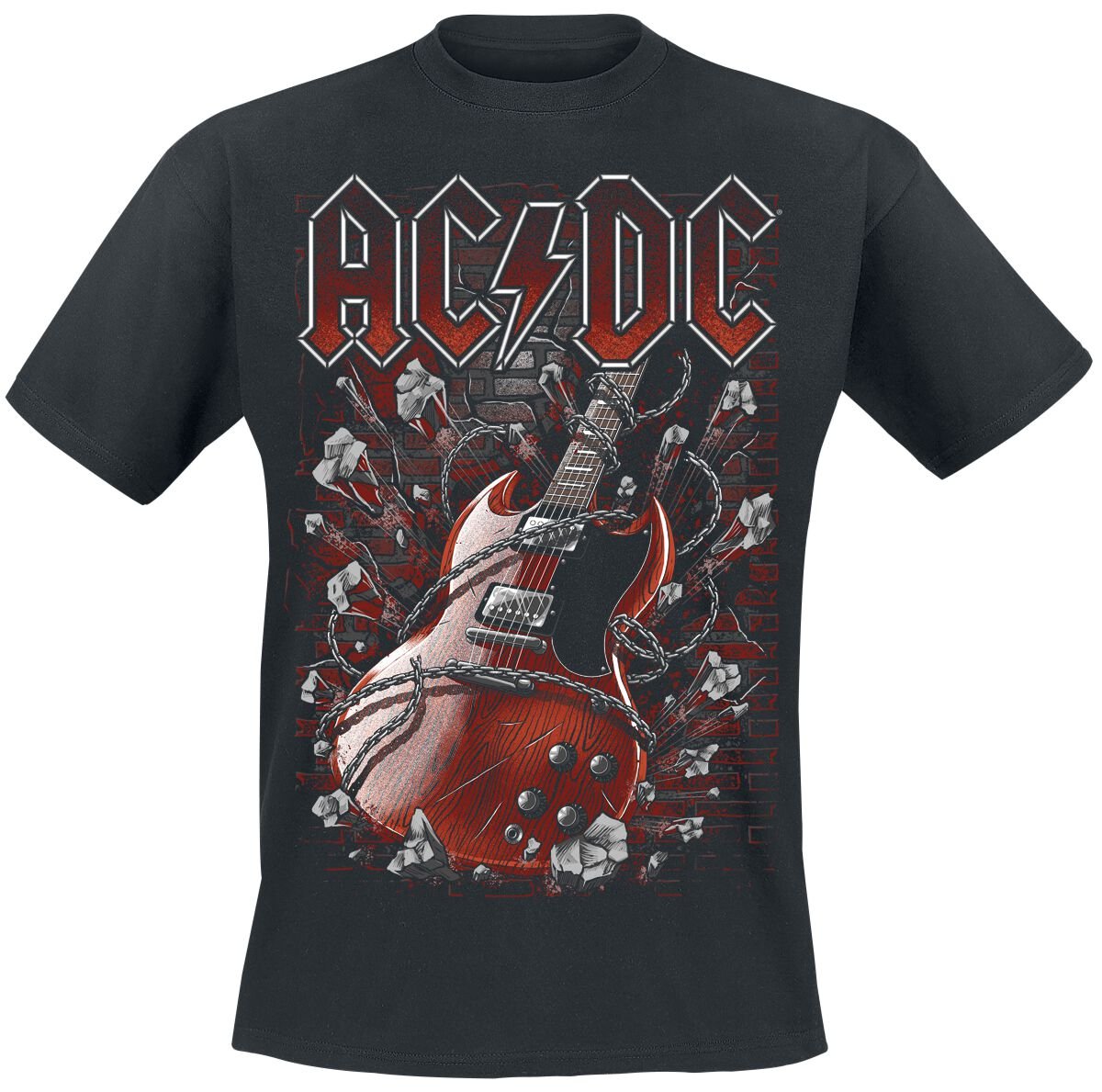 4055585576996 - AC DC Breaking The Wall T-Shirt schwarz in 3XL 4055585576996 - AC DC Breaking The Wall T-Shirt schwarz in 3XL