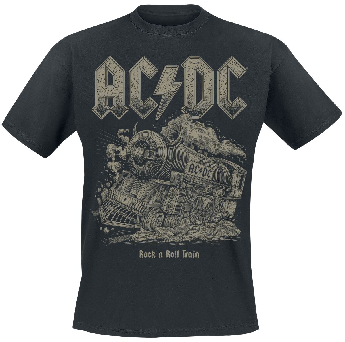 4055585577023 - AC DC RNR Train T-Shirt schwarz in M 4055585577023 - AC DC RNR Train T-Shirt schwarz in M