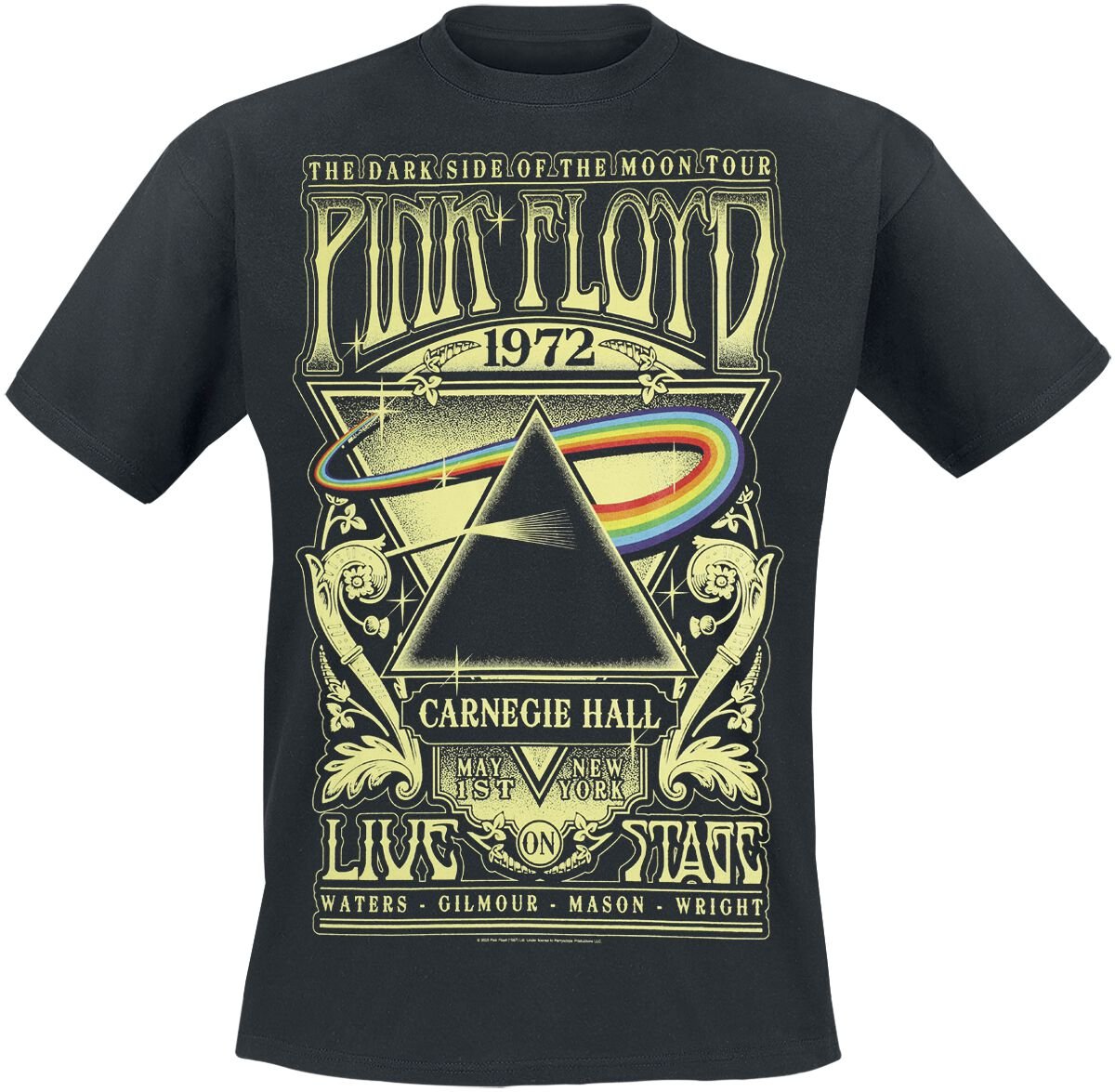 4055585580610 - The Dark Side Of The Moon - Live On Stage 1972 - Heavyweight T-Shirt schwarz in XXL