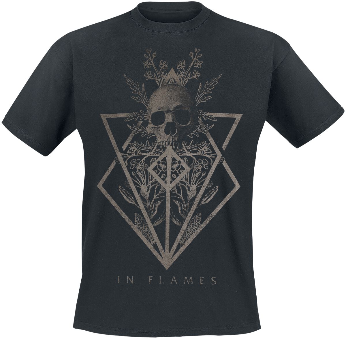 4055585580627 - Skull Heavyweight T-Shirt schwarz in S 4055585580627 - Skull Heavyweight T-Shirt schwarz in S