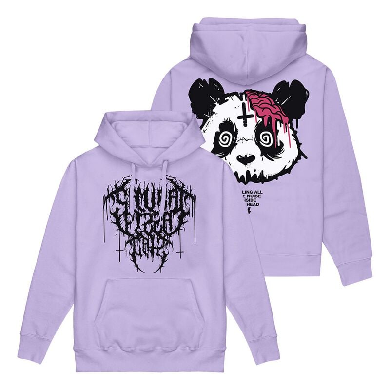 4055585582461 - Killing All The Noise Kapuzenpullover flieder in 3XL