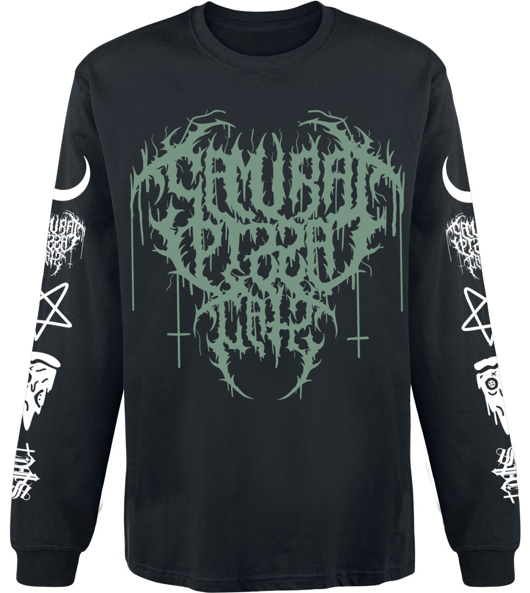 4055585582553 - In Cats We Trust Langarmshirt schwarz in XL