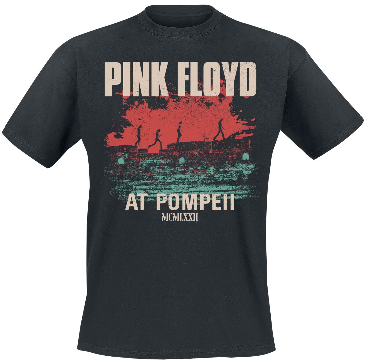 4055585594402 - Pompeii Album Cover T-Shirt schwarz in M 4055585594402 - Pompeii Album Cover T-Shirt schwarz in M
