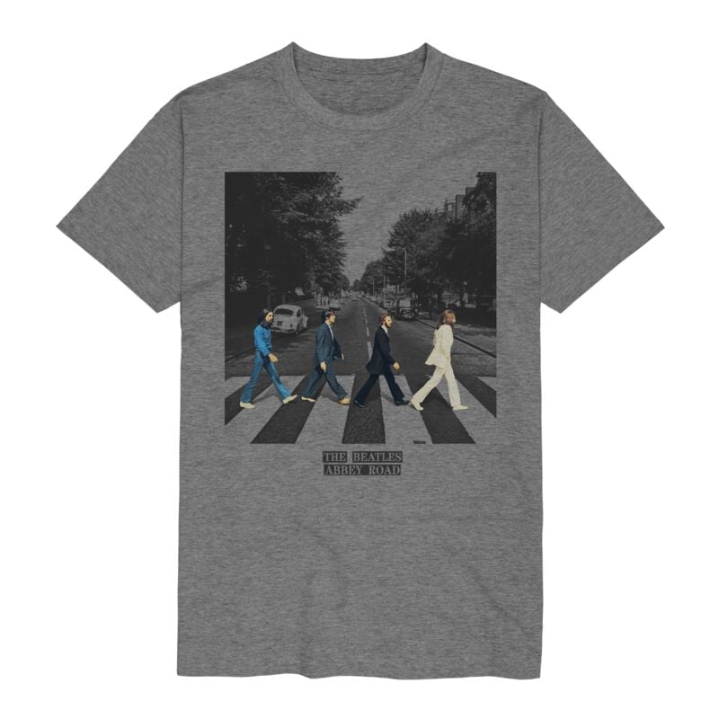 4055585601001 - Abbey Road T-Shirt grau in XL