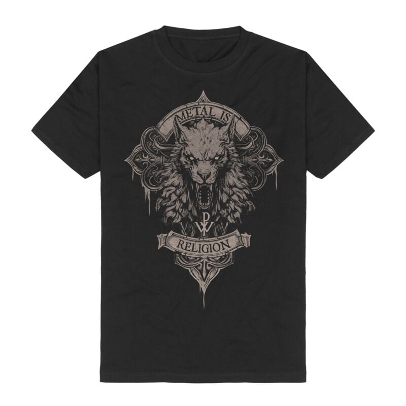 4055585601056 - Wolfhead T-Shirt schwarz in L 4055585601056 - Wolfhead T-Shirt schwarz in L