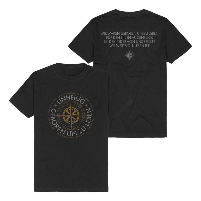 4055585604668 - Geboren um zu leben T-Shirt schwarz in XXL