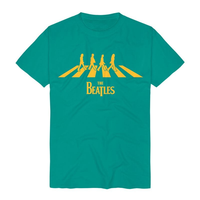 4055585606020 - Abbey Road Silhouette T-Shirt türkis in XXL