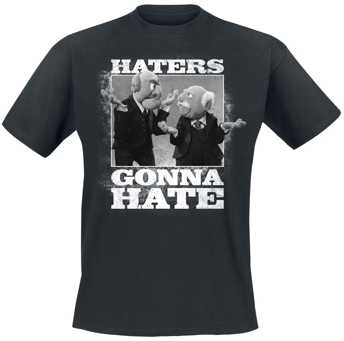 4055585606402 - Haters Gonna Hate T-Shirt schwarz in XXL