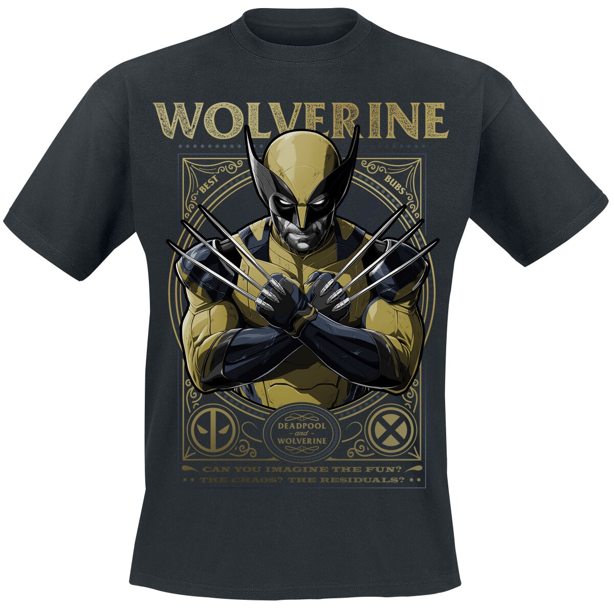 4055585911001 - 3 - Wolverine T-Shirt schwarz in XXL