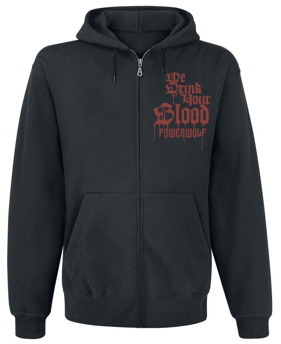 4055585911520 - We Drink Your Blood Kapuzenjacke schwarz in XXL