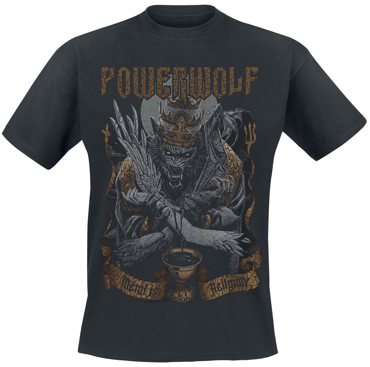 4055585911780 - Wolf vs Angel T-Shirt schwarz in XXL