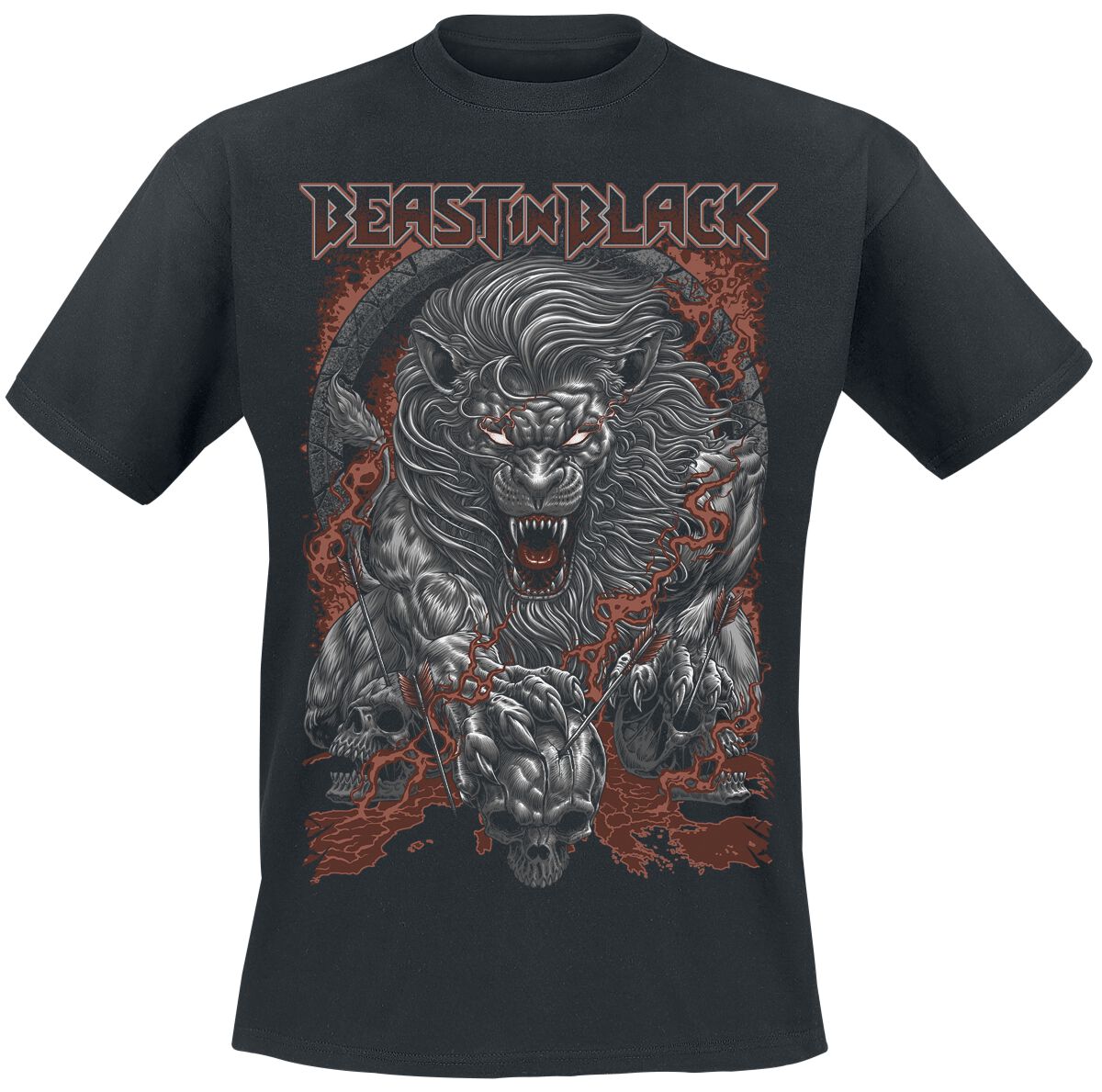 4055585914279 - Beast Out Of Hell T-Shirt schwarz in XL