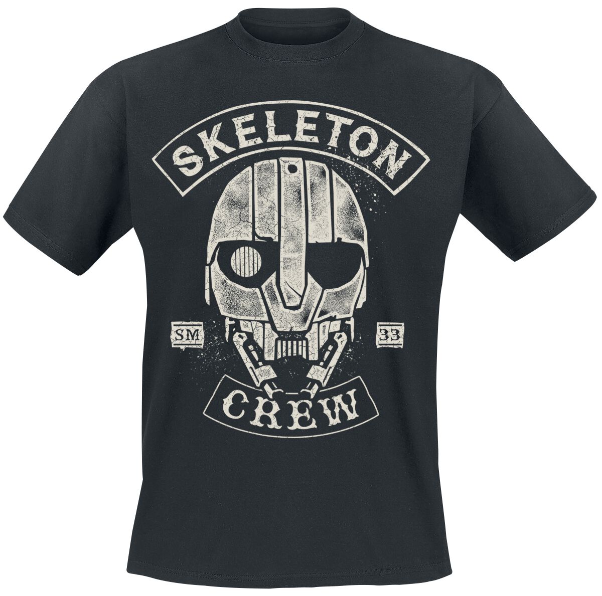 4055585923004 - Skeleton Crew - SM-33 Vintage T-Shirt schwarz in XL