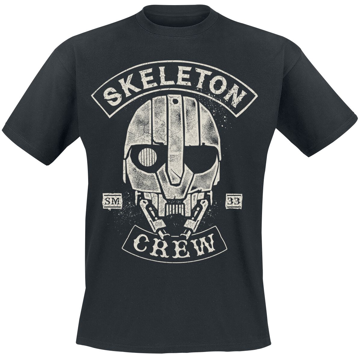 4055585923028 - Skeleton Crew - SM-33 Vintage T-Shirt schwarz in M