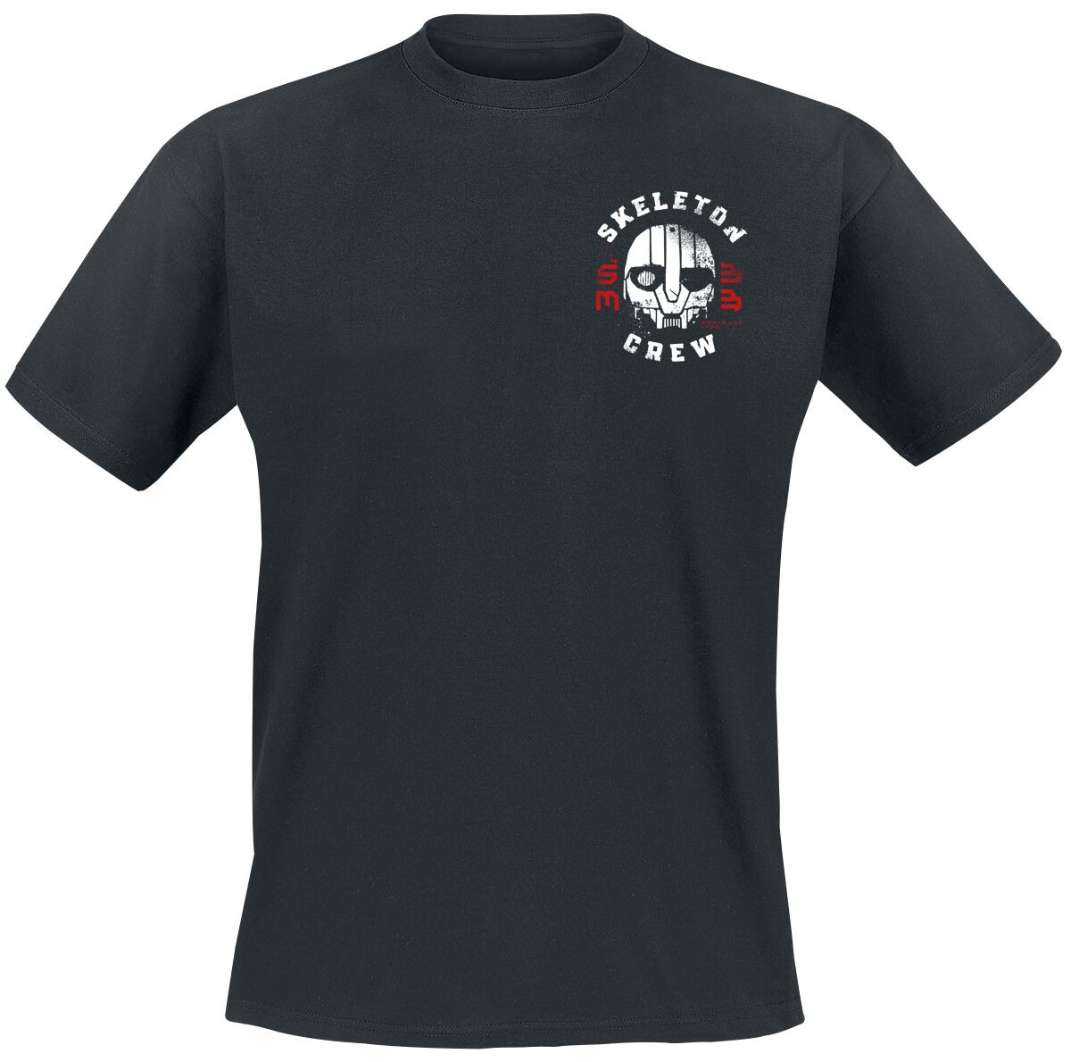 4055585923035 - Skeleton Crew - Skeleton Skull - beidseitig bedruckt T-Shirt schwarz in XXL