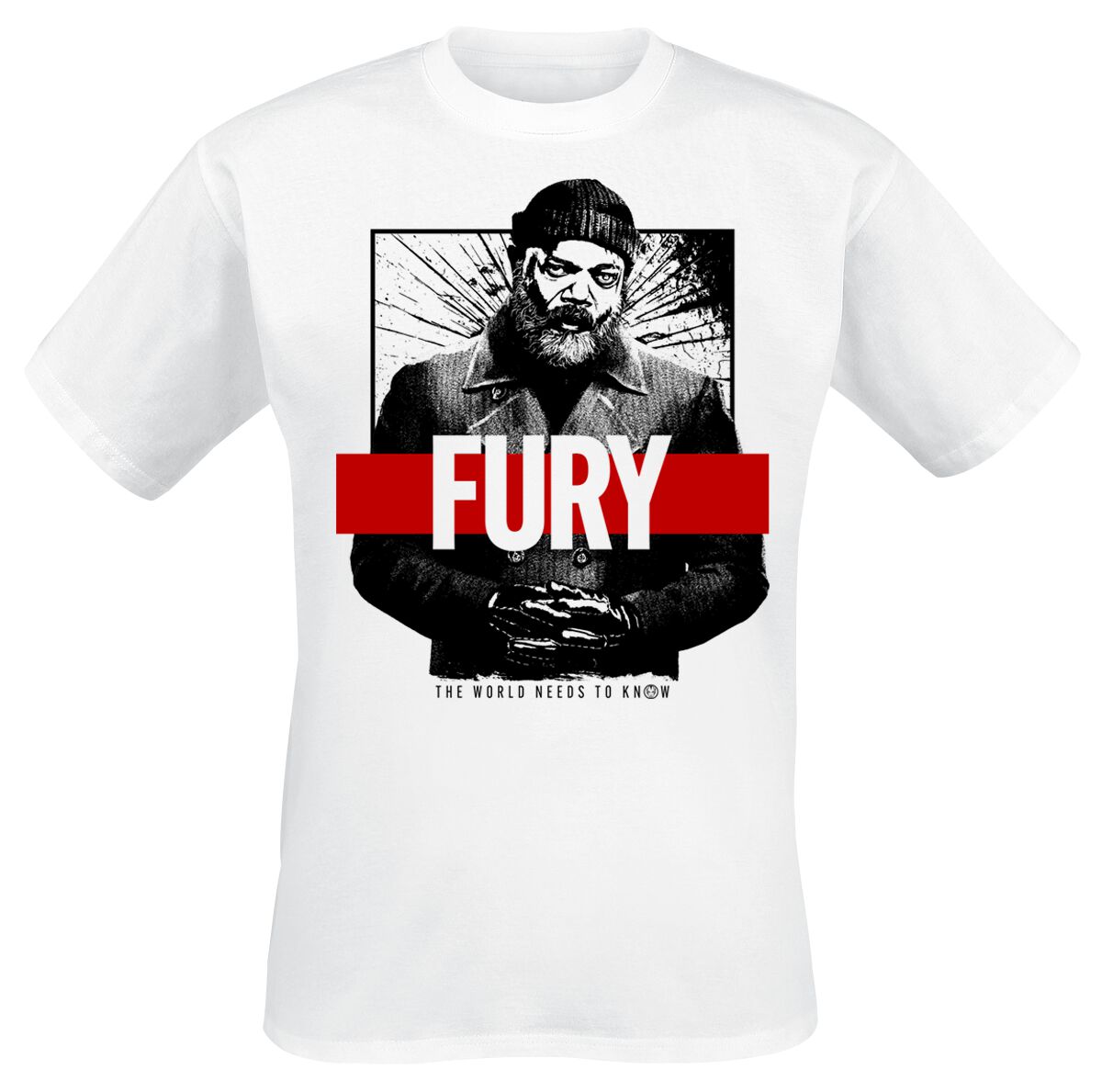 4055585957122 - Fury T-Shirt weiß in XL