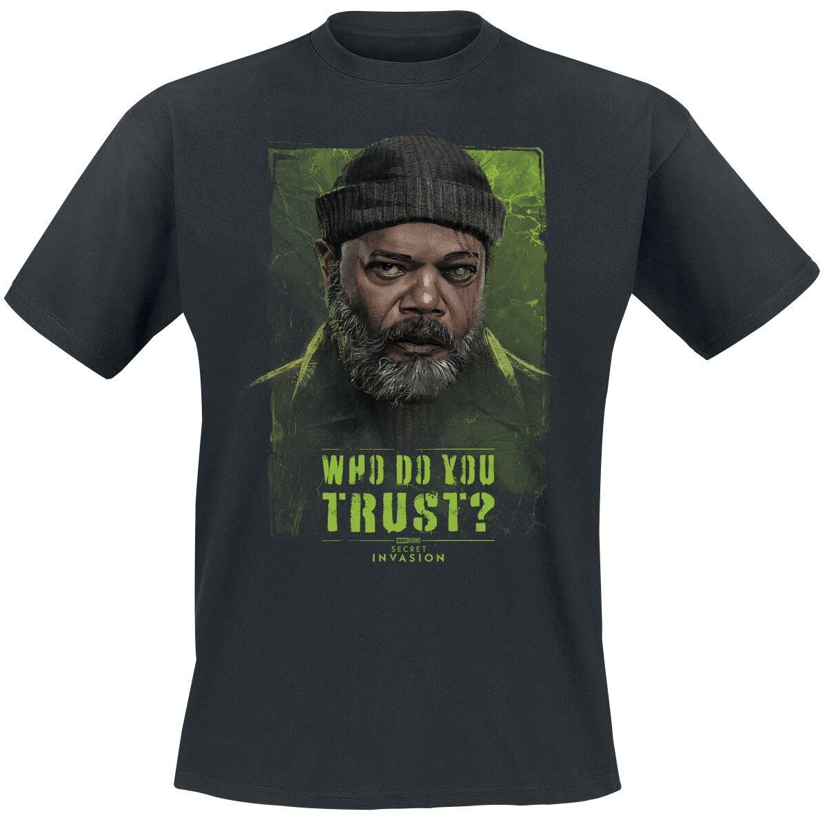 4055585957450 - Who Do You Trust? Nick Fury T-Shirt schwarz in S