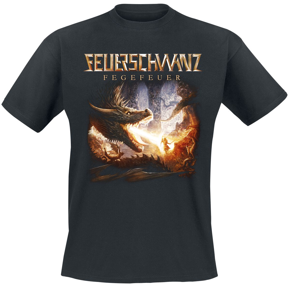 4055585975683 - Fegefeuer T-Shirt schwarz in XXL