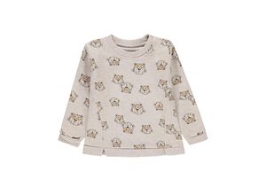 4055592482044 - - Sweatshirt LITTLE LEO AOP in cremeweiß Gr86