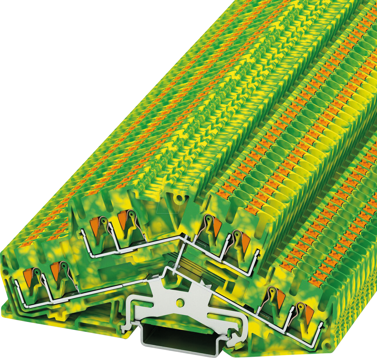 4055626004471 - PTTBS 25-QUATTRO-PE 3210611 Doppelstockklemme 014 mm² 250 mm² Grün Gelb 50 St