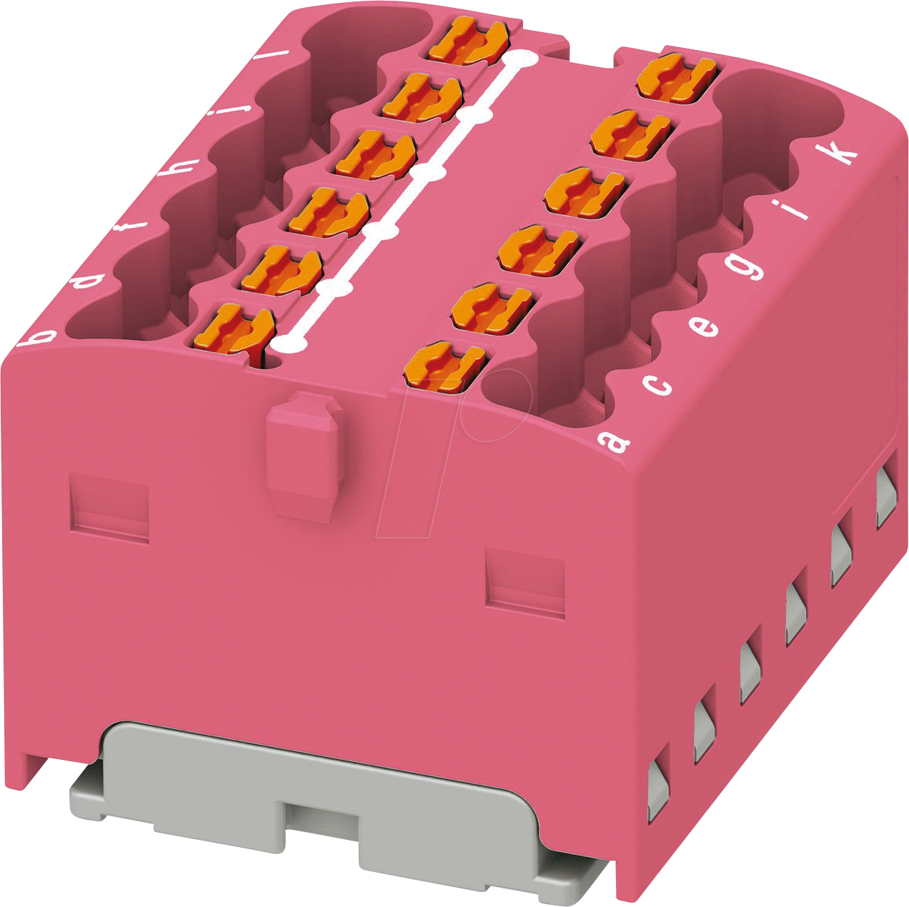 4055626432687 - PHOE 3002789 - Verteilerblock PTFIX 12X15 pink