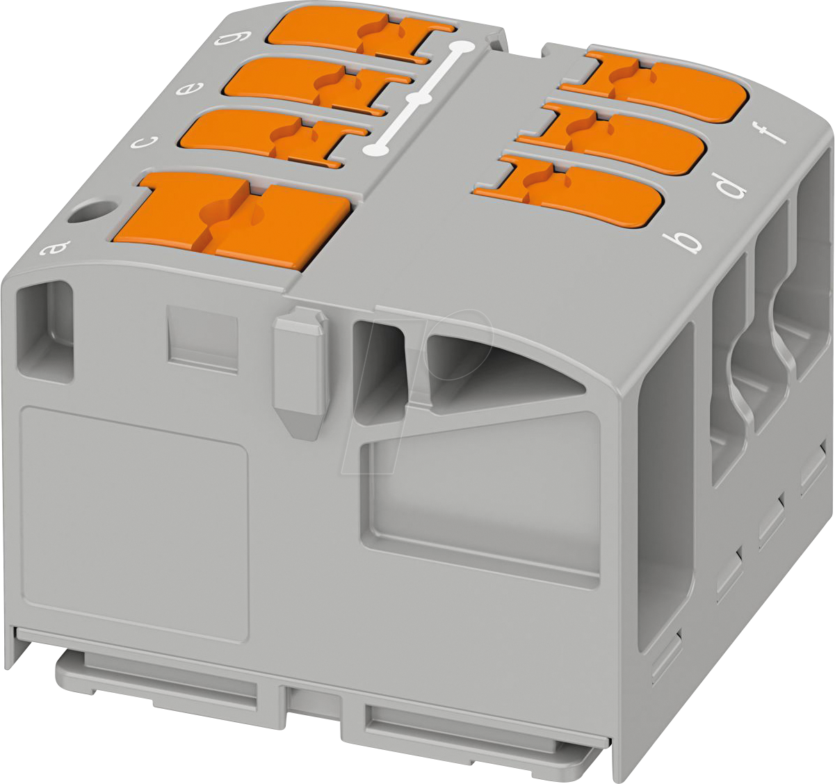 4055626506845 - PHOE 1019582 - Verteilerblock - PTVFIX 6 6X25 grau
