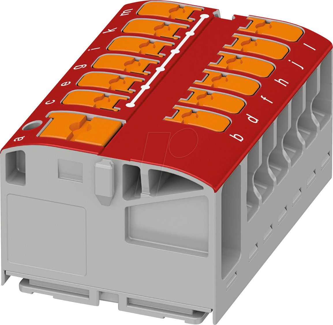 4055626506852 - PHOE 1019610 - Verteilerblock - PTVFIX 6 12X25 rot