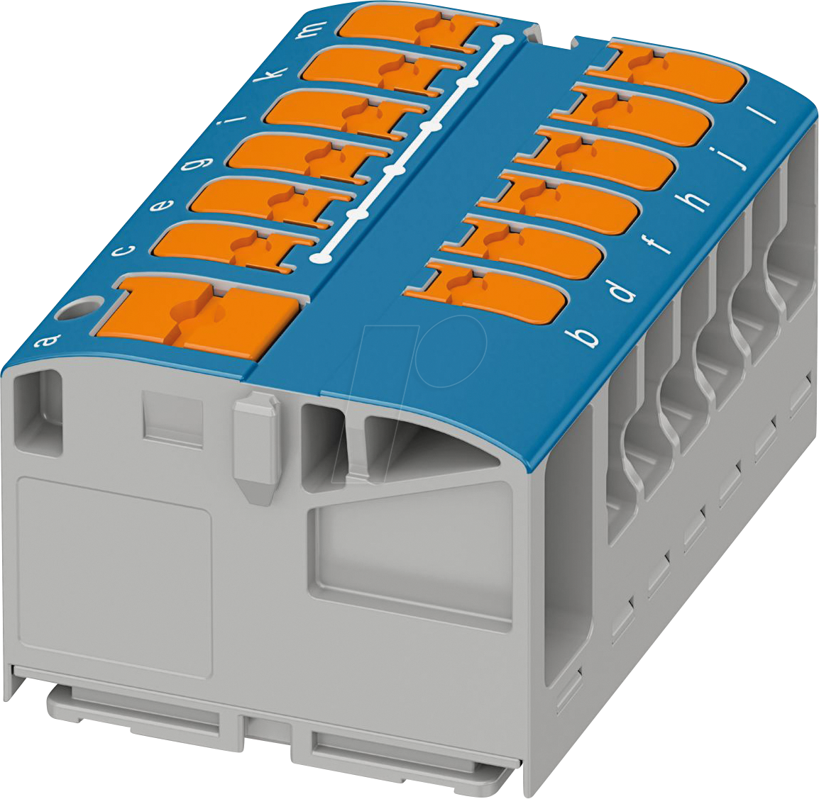 4055626507033 - PHOE 1019609 - Verteilerblock - PTVFIX 6 12X25 blau