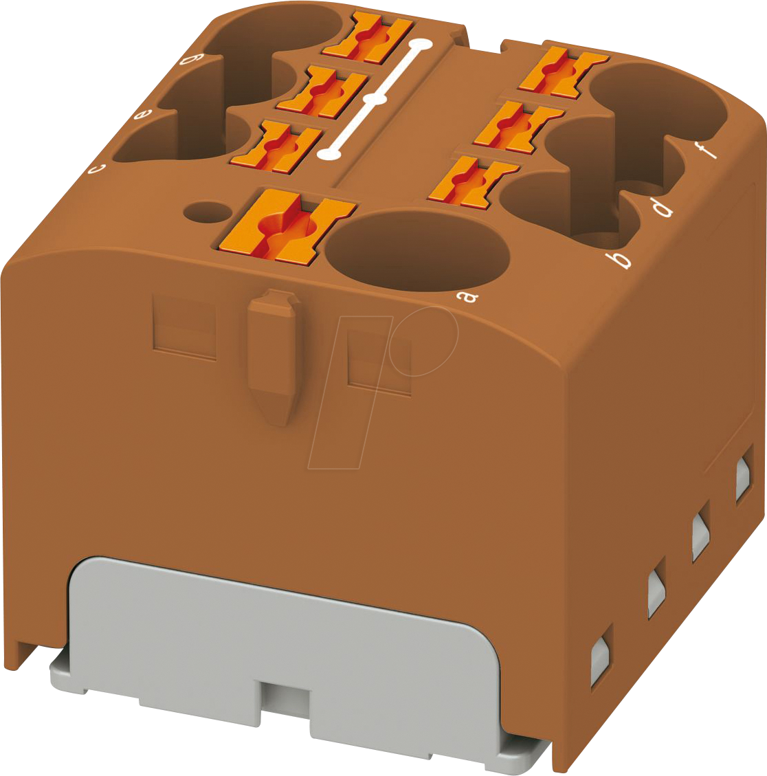 4055626668031 - PHOE 3273866 - Verteilerblock PTFIX 10 6X4 braun 4055626668031 - PHOE 3273866 - Verteilerblock PTFIX 10 6X4 braun