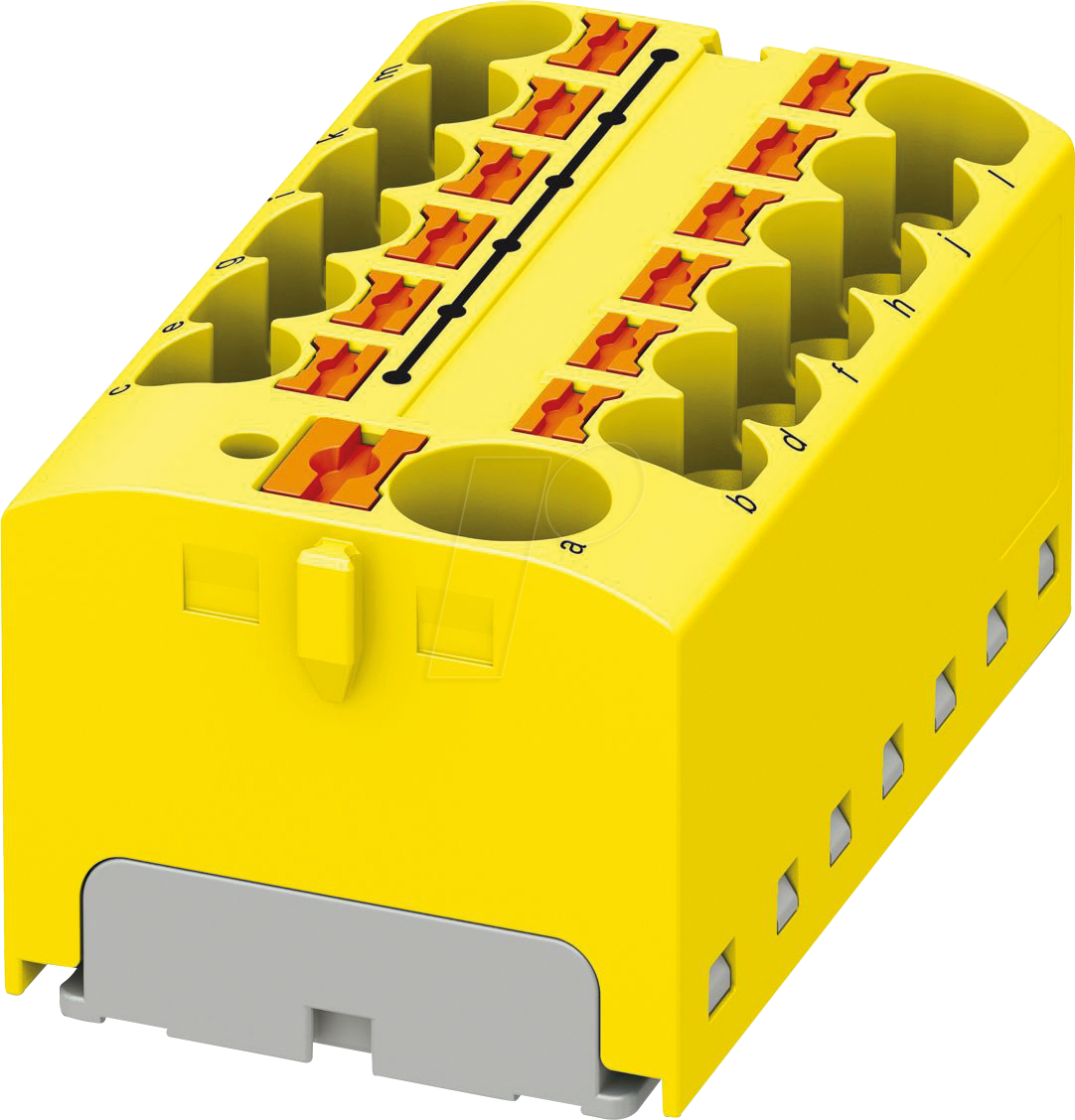 4055626668130 - PHOE 3273884 - Verteilerblock PTFIX 10 12X4 gelb 4055626668130 - PHOE 3273884 - Verteilerblock PTFIX 10 12X4 gelb