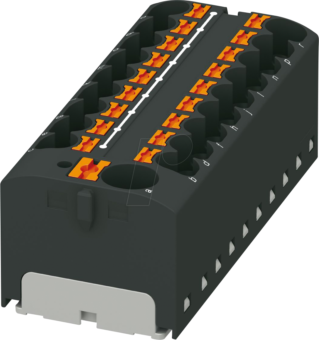 4055626668291 - PHOE 3273914 - Verteilerblock PTFIX 10 18X4 schwarz