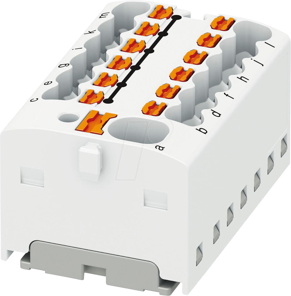 4055626668970 - PHOE 1046972 - Verteilerblock PTFIX 4 12x15 weiß