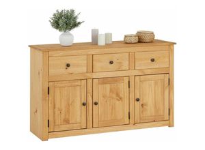 4055641914120 - Caro-möbel - Sideboard cancun Kiefer massiv mit 3 Schubladen