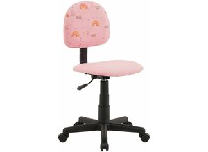 4055641930762 - Drehstuhl ALPACA für Kinder höhenverstellbar Kunstleder in pink