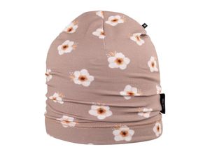 4055672209936 - PURE PURE BY BAUER - Jersey-Beanie FLOWERS in taupe Gr49