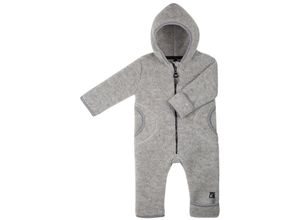 4055672239766 - PURE PURE BY BAUER - Wollfleece-Kapuzenoverall MINI in moonrock Gr62 68