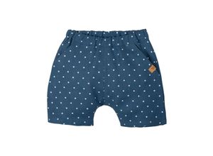 4055672255919 - PURE PURE BY BAUER - Leinenshorts DOTS in steelblue Gr86