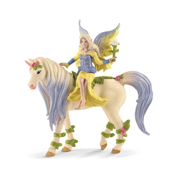 4055744020346 - bayala 70565 Sera mit Blüten-Einhorn Spielfiguren-Set 4055744020346 Schleich