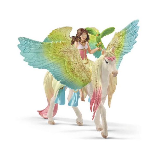 4055744020353 - Spielzeugfigur Surah mit Glitzer-Pegasus 4055744020353 SCHLEICH