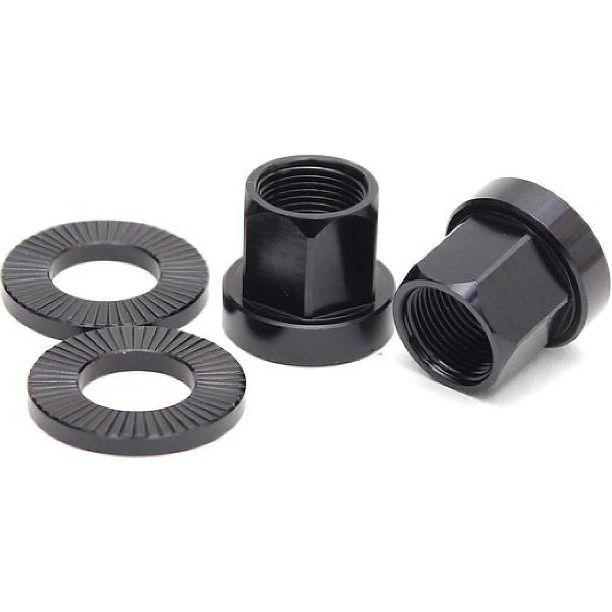 4055822065634 - Paar von CNC-Muttern Salt 3 8 17 mm Schwarz - Zuverlässige Leistung