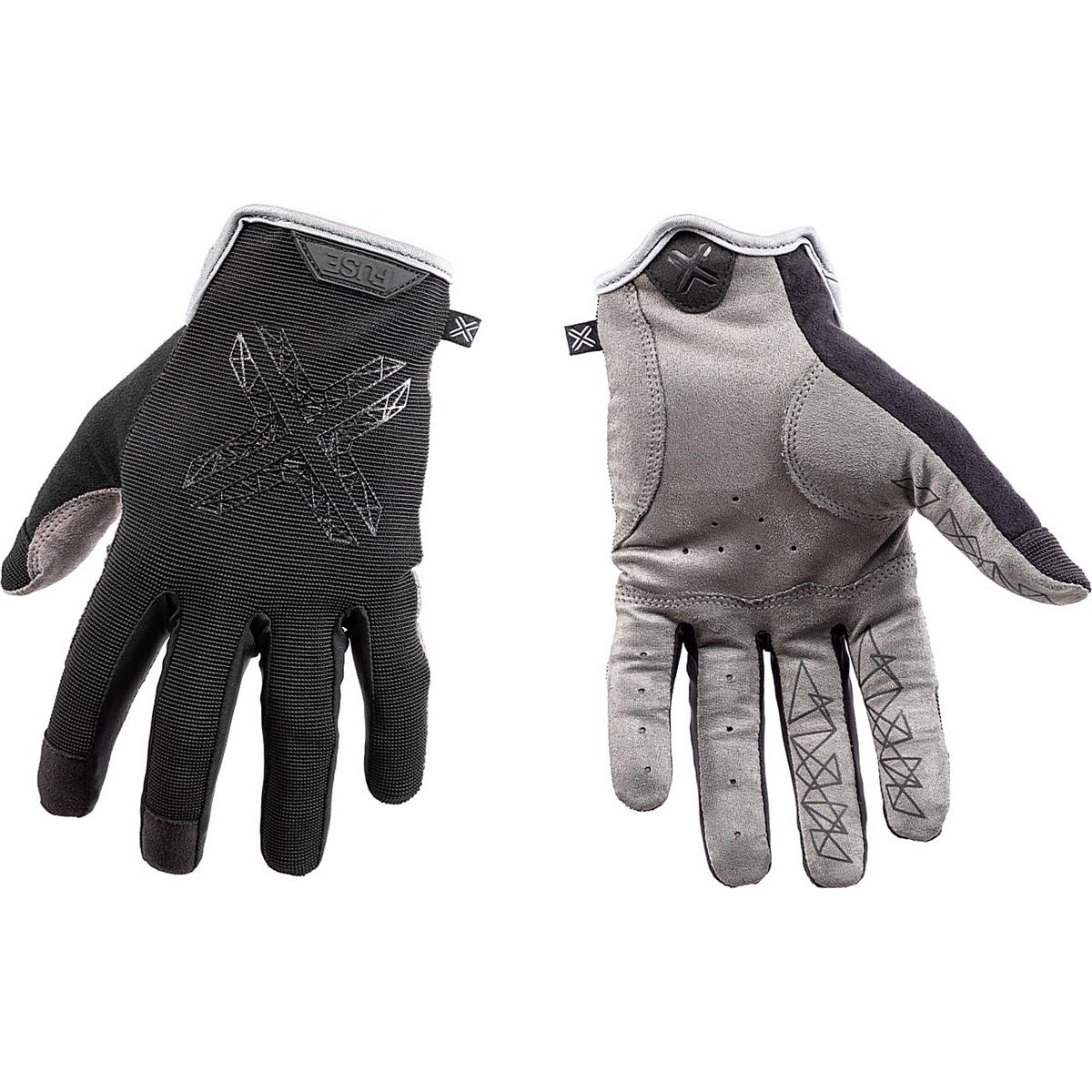 4055822519397 - Fuse Stealth Handschuhe Schwarz Größe S - Leicht und Widerstandsfähig für Radfahren