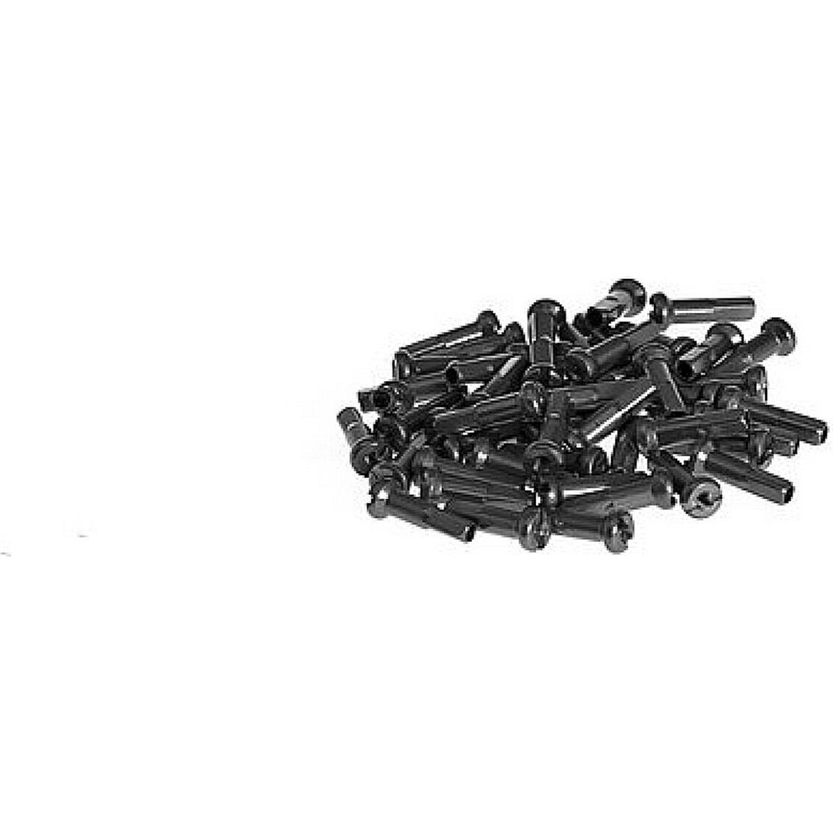 4055822530309 - Nippel für schwarze Messing-Speichen 14g (2 mm) - 40 Stück Packung